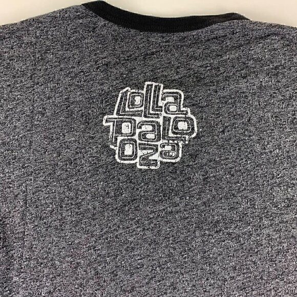 Chicago White Sox MLB Black Majestic Threads Lallapalooza Ringer Crewneck Shirt - Picture 5 of 5